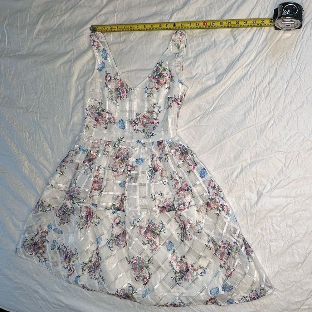 Maeve Anthropologie Floral Fit & Flare Dress Party Wedding Homecoming Size 8 - Picture 11 of 14
